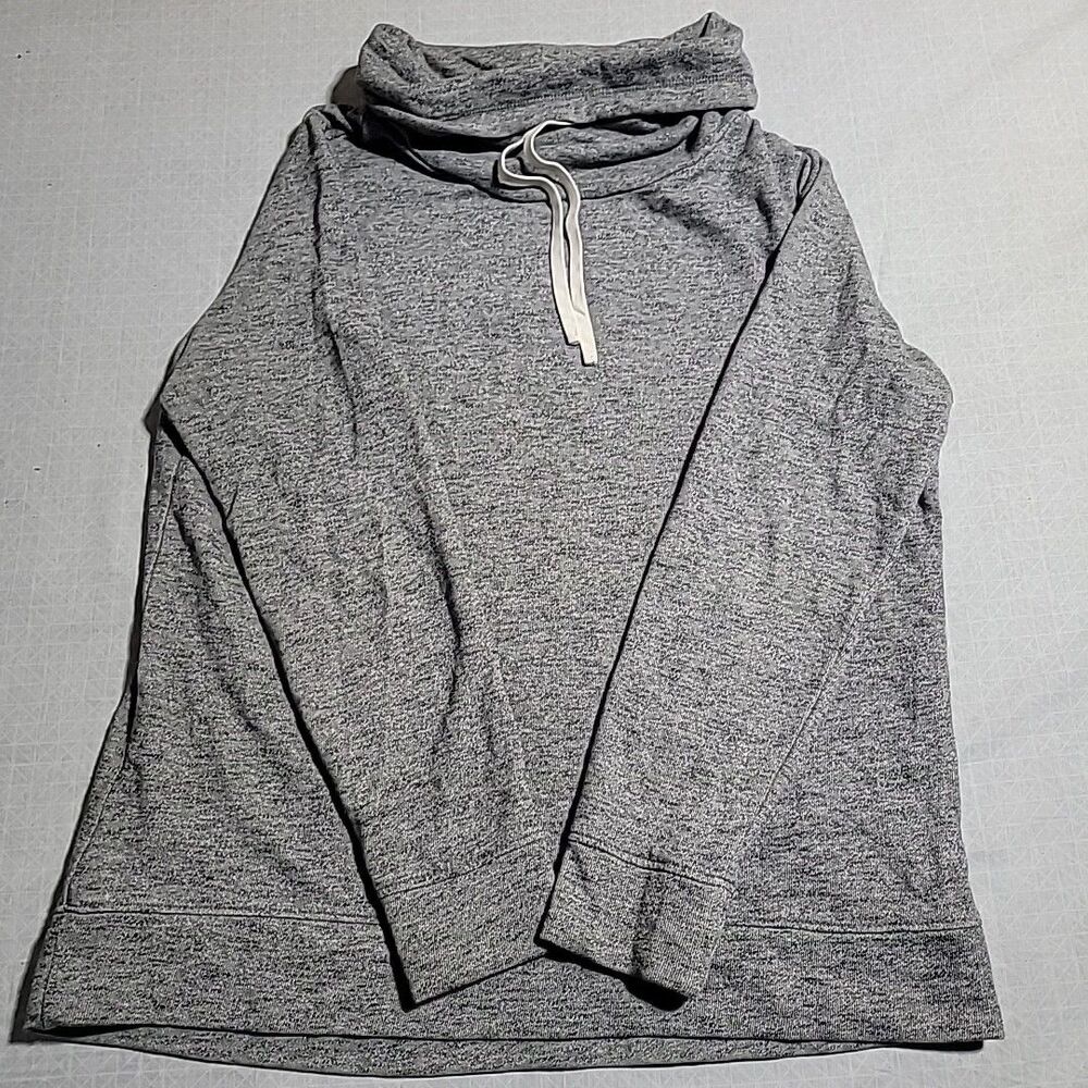 Old Navy Cowl Neck Sweater With Drawstring Womens Gray Grey size M